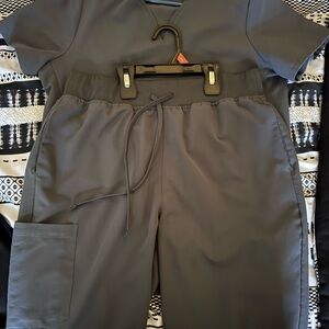 Charcoal Gray Women's Joggers- Small tops with Medium bottoms